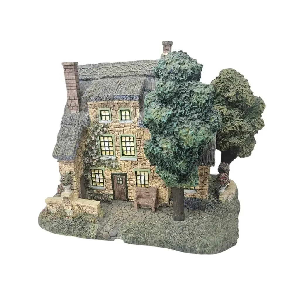 Thomas Kinkade Hawthorne Village Stonebrooke Inn Christmas Cottage 1999